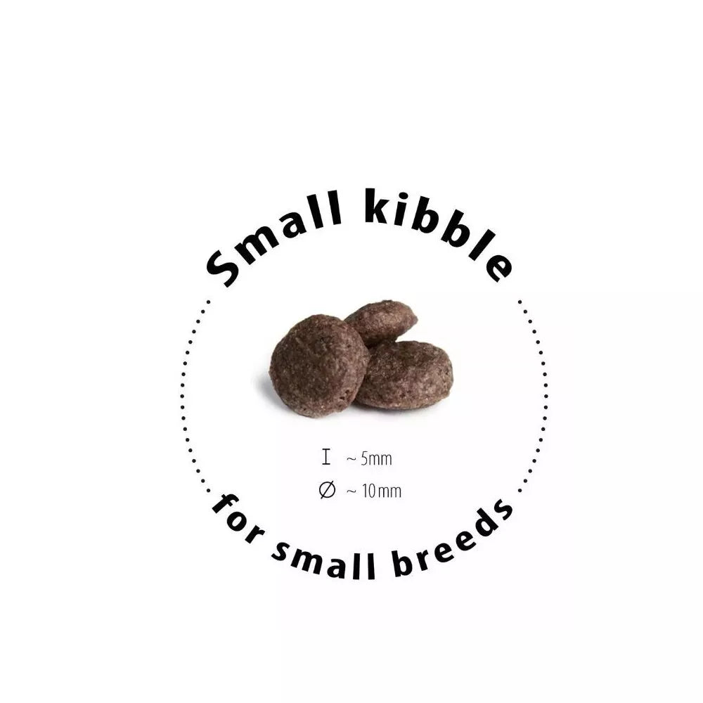 Happy Dog Mini Montana visavertis pašaras suaugusiems mažų veislių šunims su arkliena, 800 g