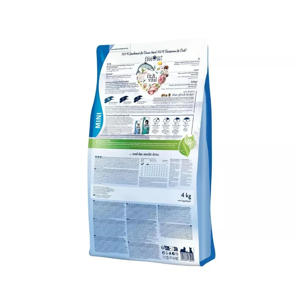 Happy Dog Mini Puppy pašaras jauniems šuniukams, 4 kg