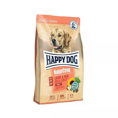 Happy Dog visavertis pašaras suaugusiems šunims su lašiša ir ryžiais NaturCroq Lachs&Reis, 11 kg