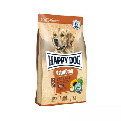 Happy Dog NaturCroq Rind&Reis maistas suaugusiems šunims su jautiena ir ryžiais, 15 kg