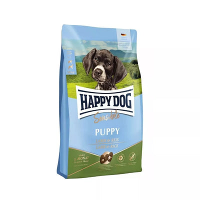 Happy Dog Puppy Lamb&Rice visavertis pašaras su ėriena ir ryžiais jauniems šuniukams nuo 1 mėn. iki 6 mėn., 10 kg