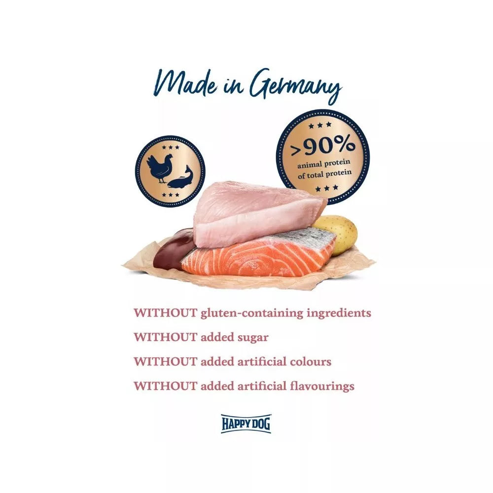 Happy Dog Sensible Puppy Lachs konservai jauniems šuniukams su lašiša, 200 g