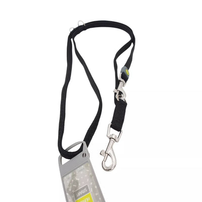 HUNTER „Outdoor“ juodas šunų pavadėlis, 20/200 cm