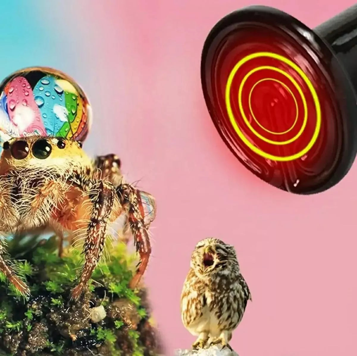 Infraraudonųjų spindulių lemputė terariumams 50W