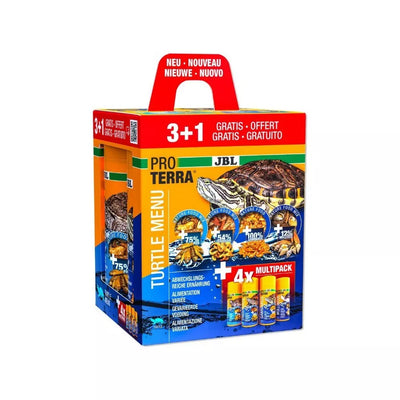 JBL ProTerra pašaras vėžliams, rinkinys 4x250 ml