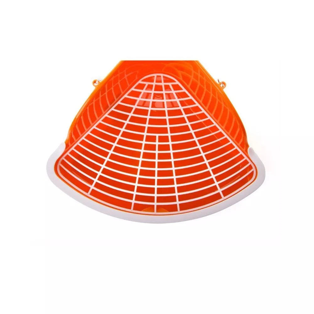 Kampinis tualetas graužikams su tinkleliu, 25x25x34 cm