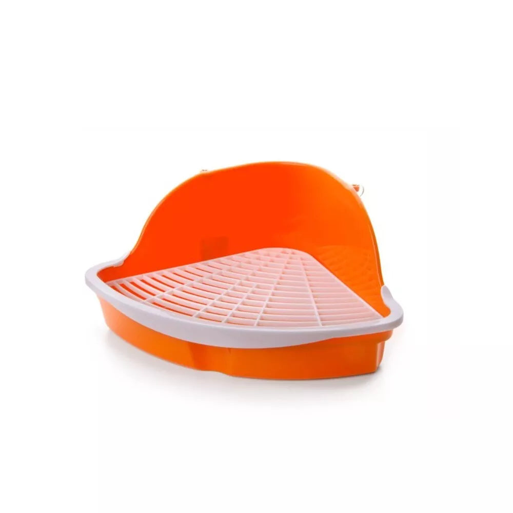 Kampinis tualetas graužikams su tinkleliu, 25x25x34 cm