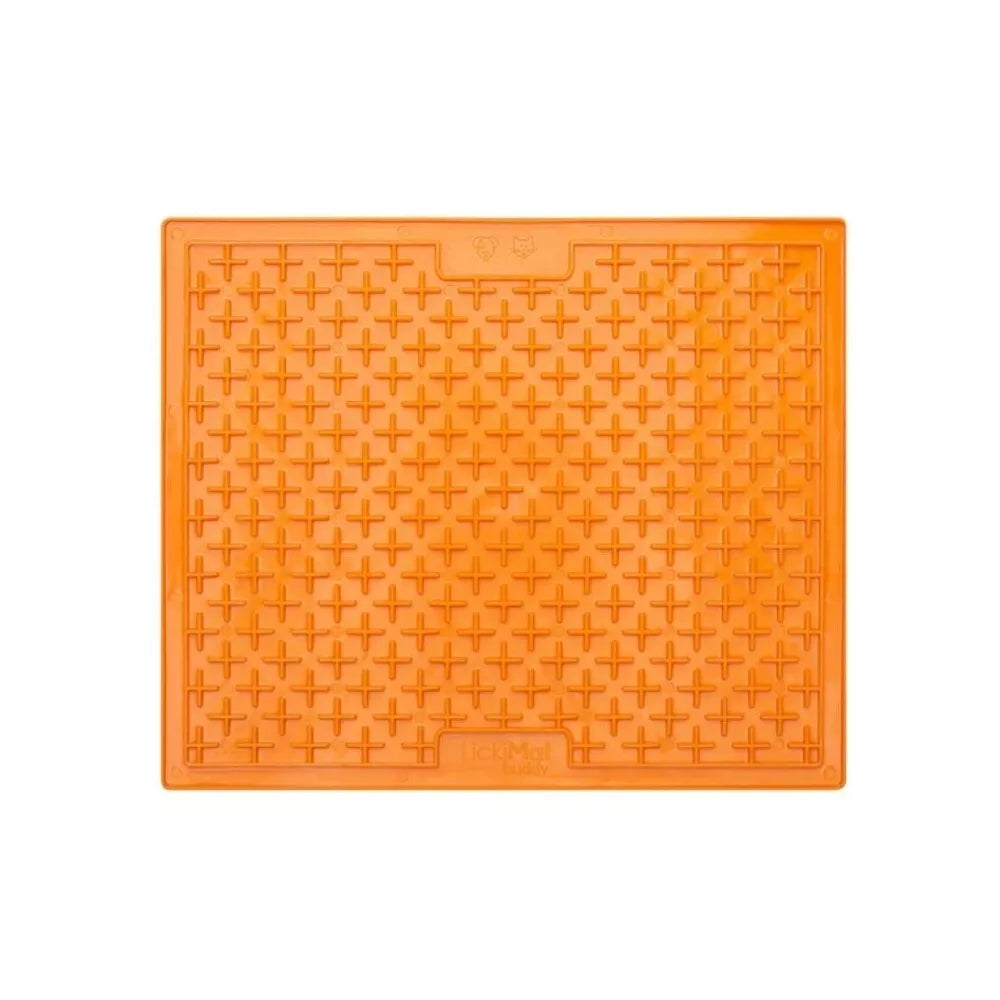 Laižymo kilimėlis LickiMat Dog Buddy XL, oranžinis
