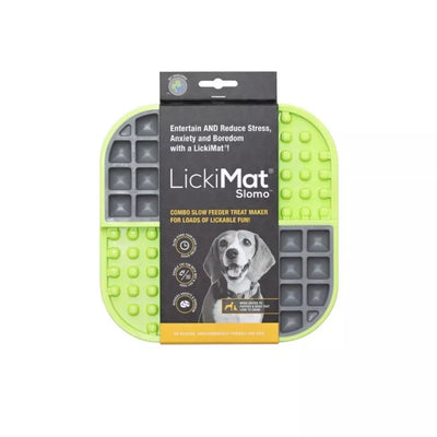 Laižymo kilimėlis LickiMat Dog Slomo, žalias