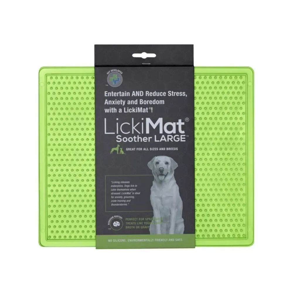 Laižymo kilimėlis LickiMat Dog Soother XL, žalias