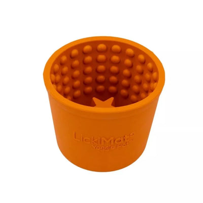 Laižymo puodelis LickiMat Dog Yoggie Pot, oranžinis