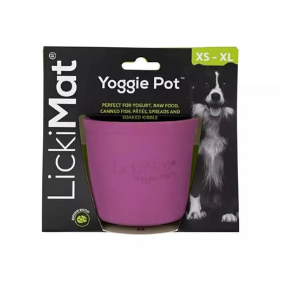 Laižymo puodelis LickiMat Dog Yoggie Pot, violetinis