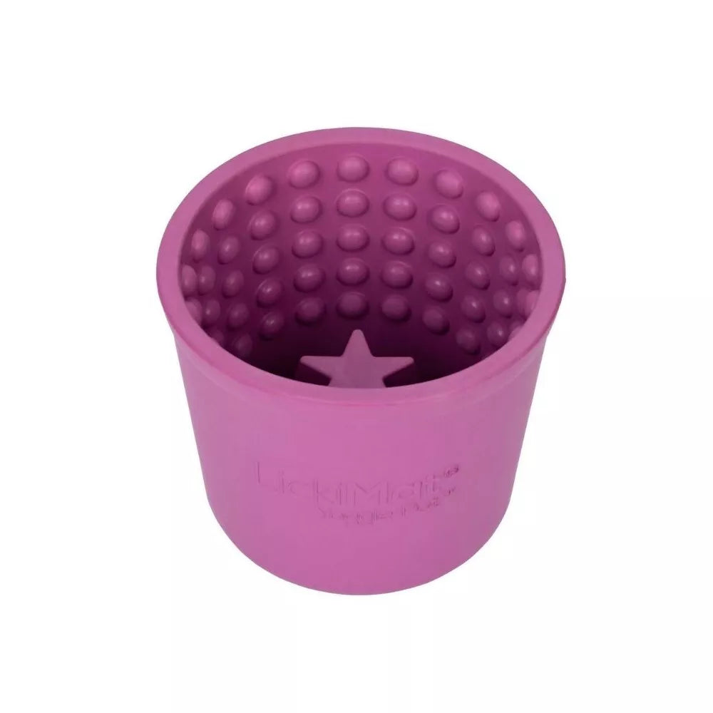 Laižymo puodelis LickiMat Dog Yoggie Pot, violetinis