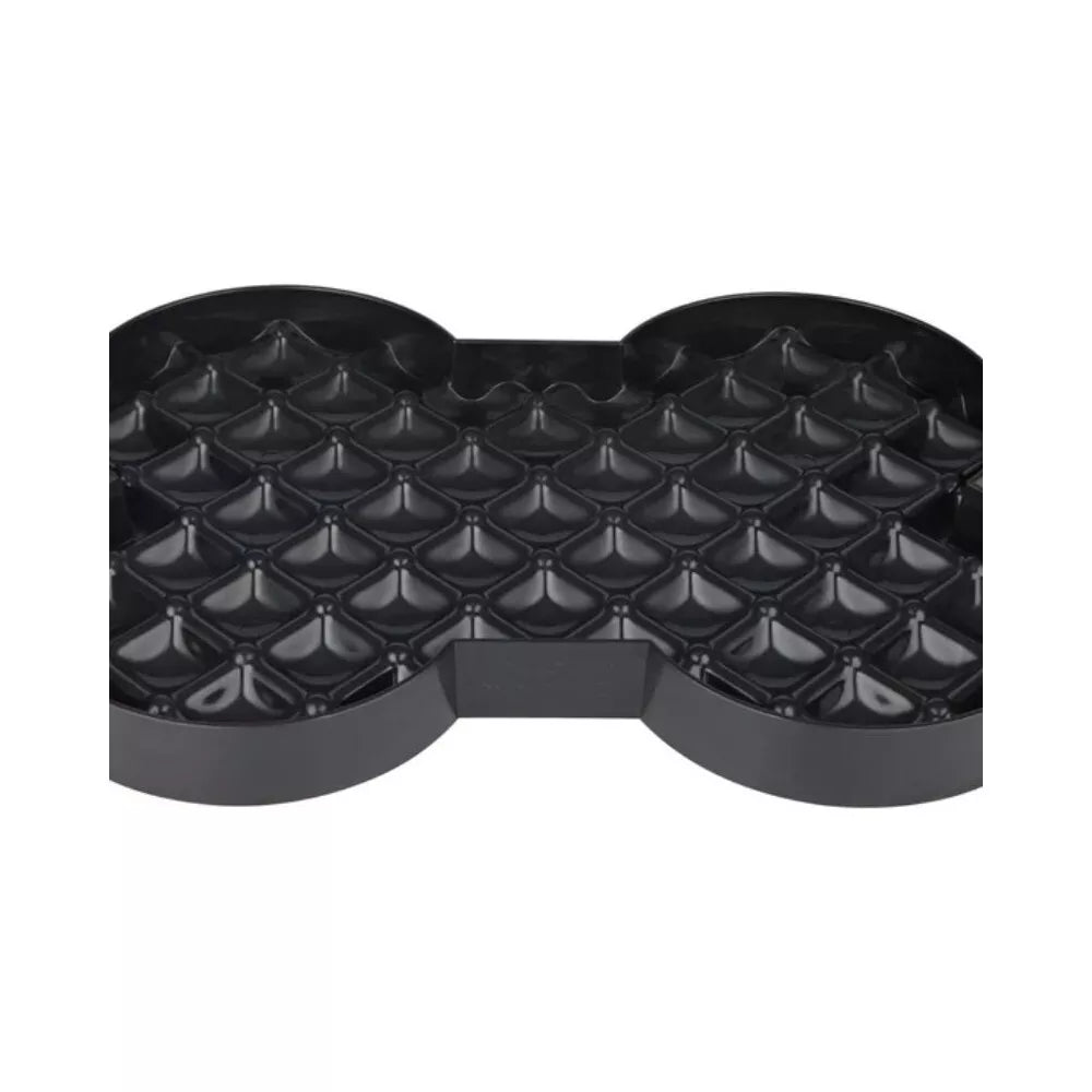 Lėto ėdimo dubenėlis LickiMat Dog Slodog, juodas