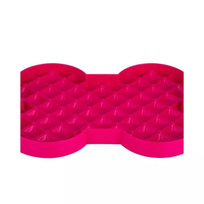 Lėto ėdimo dubenėlis LickiMat Dog Slodog, rožinis