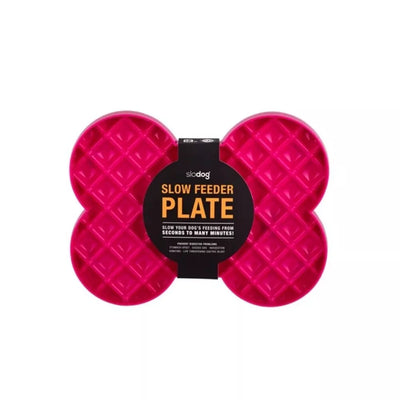 Lėto ėdimo dubenėlis LickiMat Dog Slodog, rožinis