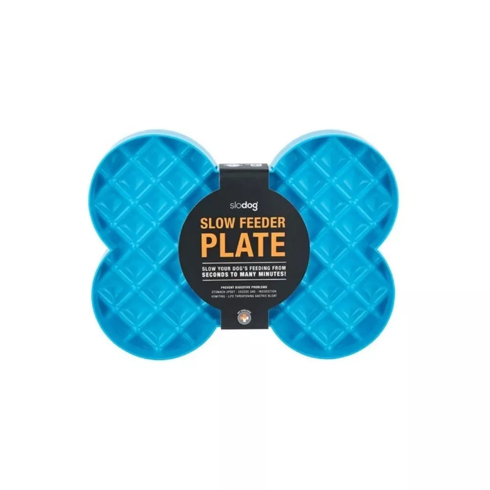 Lėto ėdimo dubenėlis LickiMat Dog Slodog, turkio spalvos