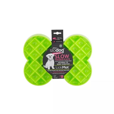 Lėto ėdimo dubenėlis LickiMat Dog Small Slodog, žalias