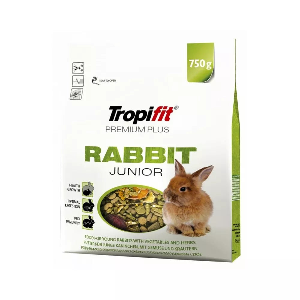 Maistas jauniems triušiams Tropifit Premium Plus 750 g