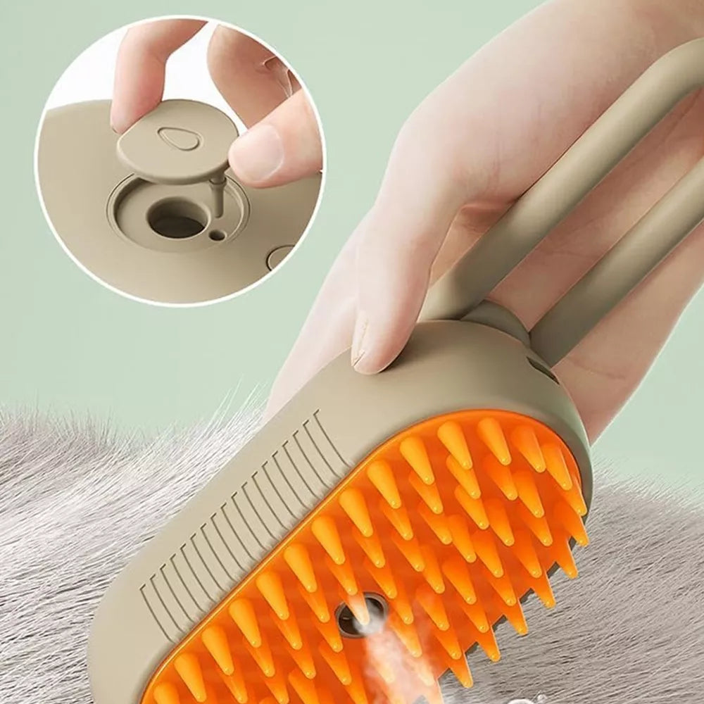 Masažinis šepetys gyvūnams