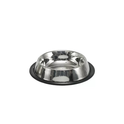 Metalinis dubenėlis su guma 19 cm, 0,45 l