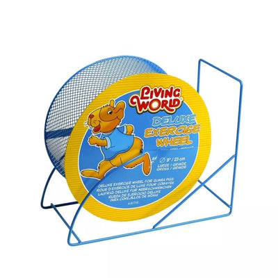 Metalinis ratas graužikams, mėlynas, 23 cm