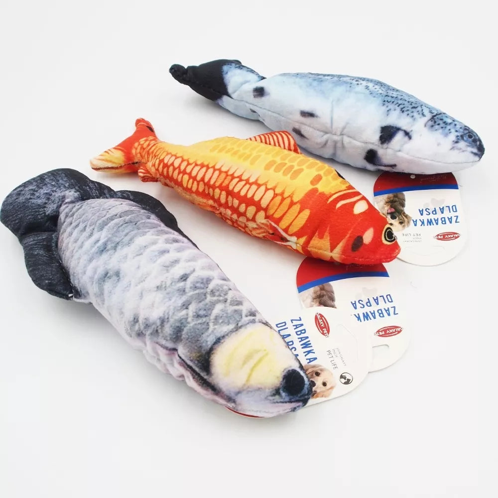 Minkštas augintinio žaislas "Žuvys"
