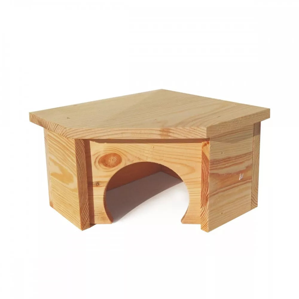 Namas graužikui medinis, kampinis