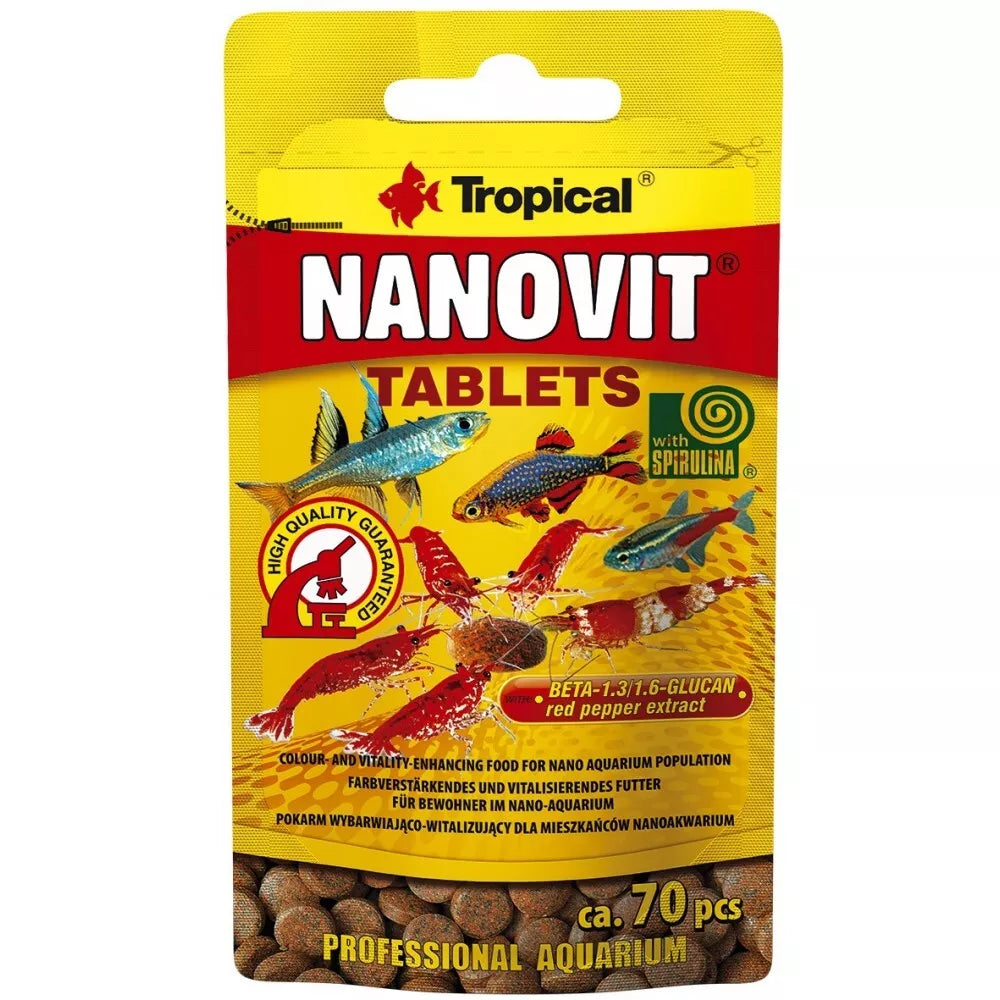 Tropical Nanovit smulkios tabletės 10 g