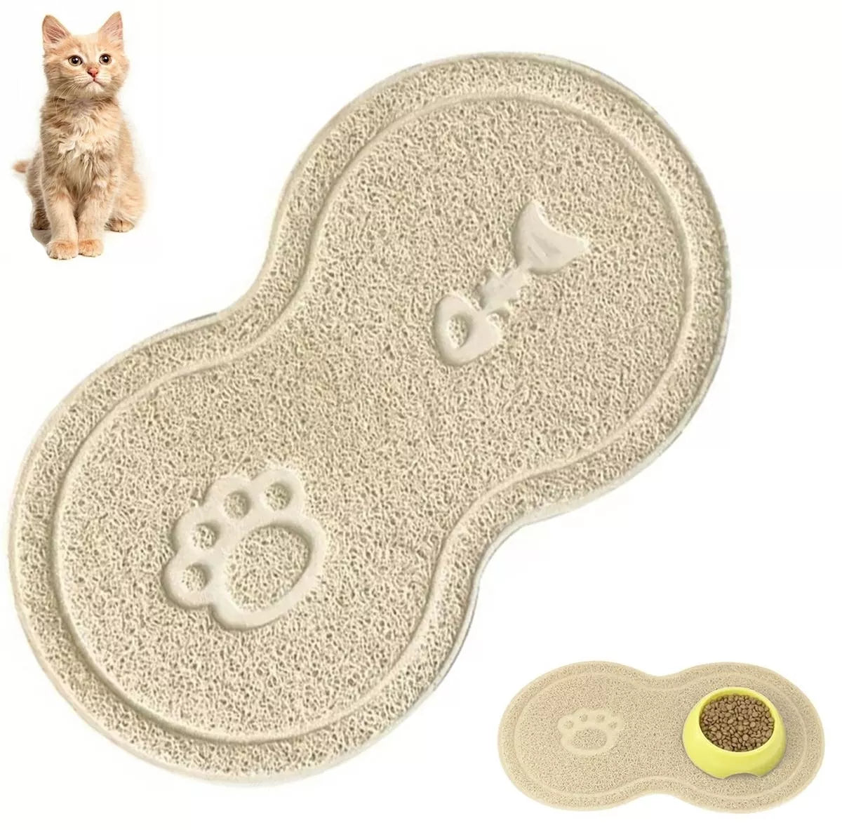 Neslystantis kilimėlis, gyvūnų dubenims