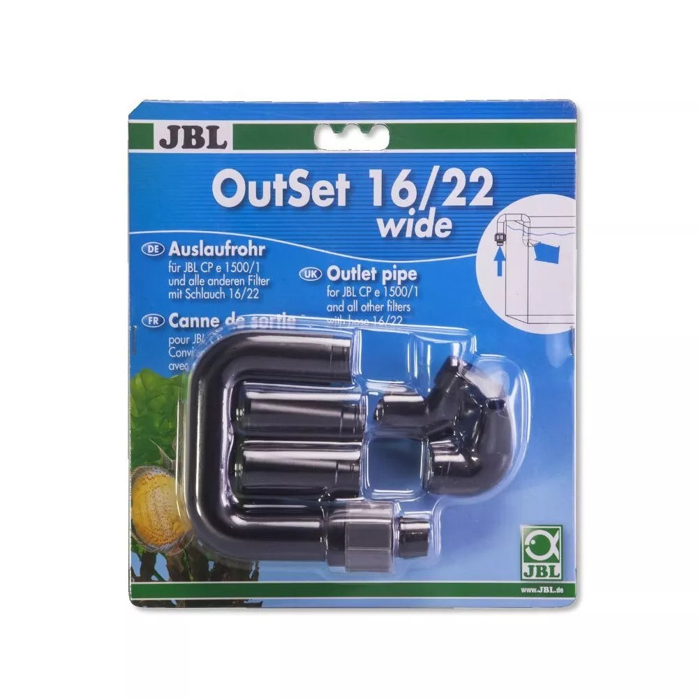 JBL OutSet wide 16/22 vandens atidavimo vamzdelis plačiu galu išoriniams filtrams CP e1500/1,2