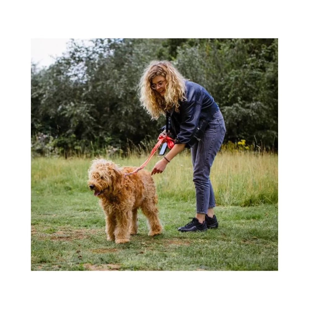 Pavadėlis Classic Preno 200 cm, 20 mm, raudonas