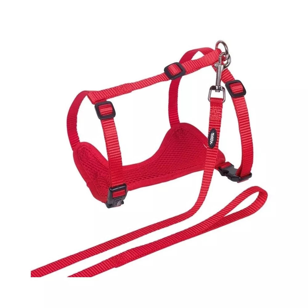 Petnešos katėms Mesh S-M, raudonos