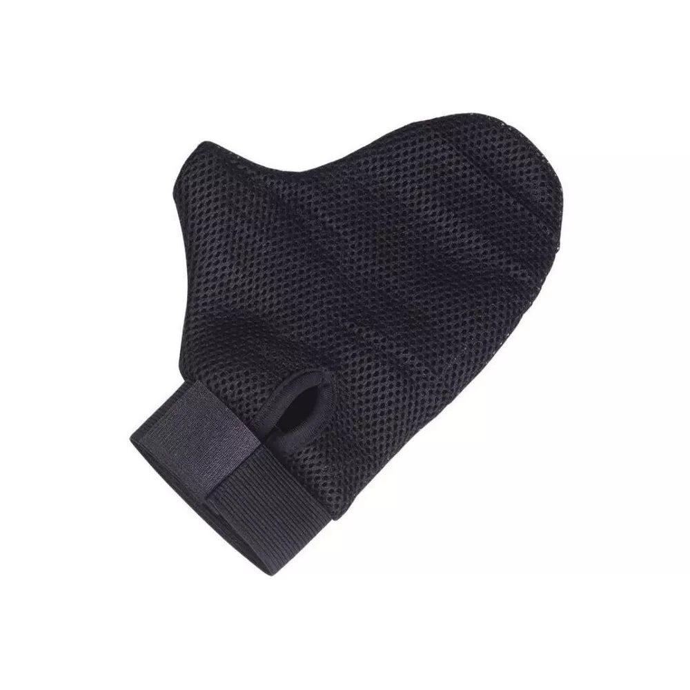 Pirštinė gyvūnų kailiui šukuoti, juoda