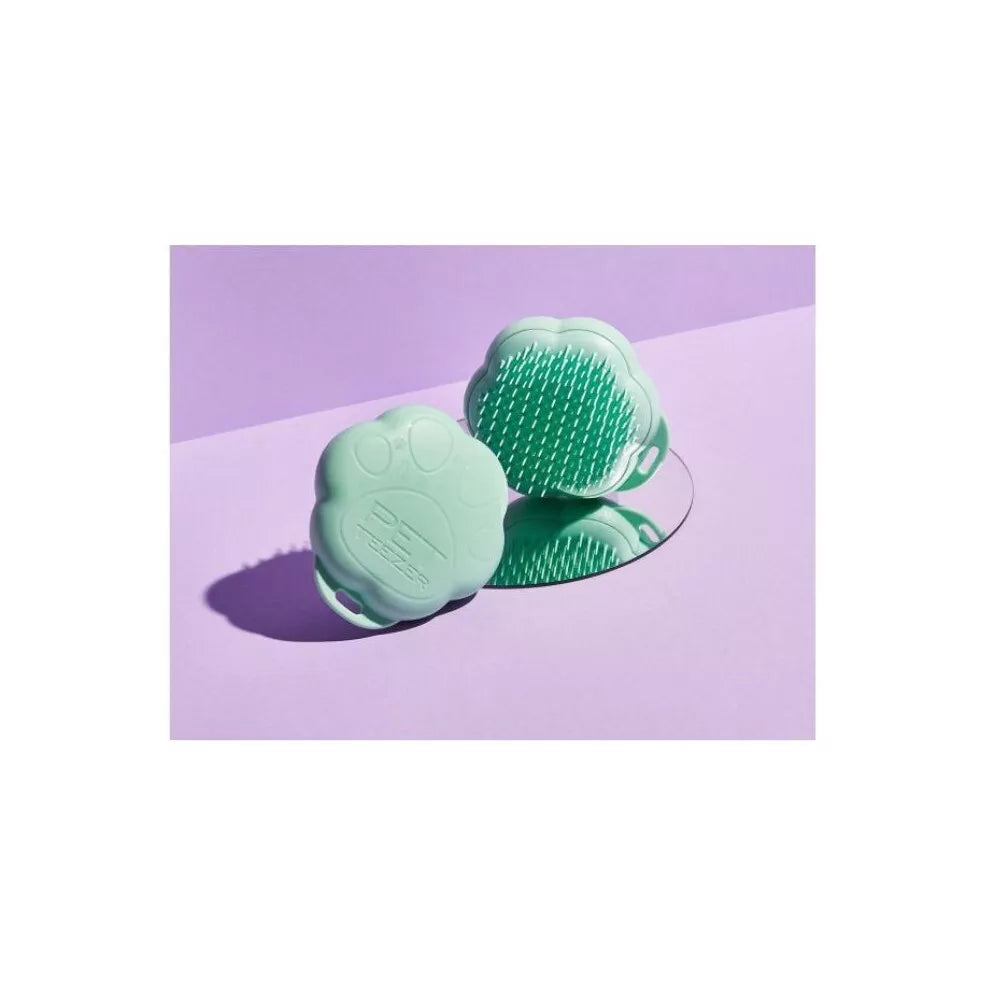 Plaukų šepetys gyvūnams Pet Teezer Cat Grouming Brush Green