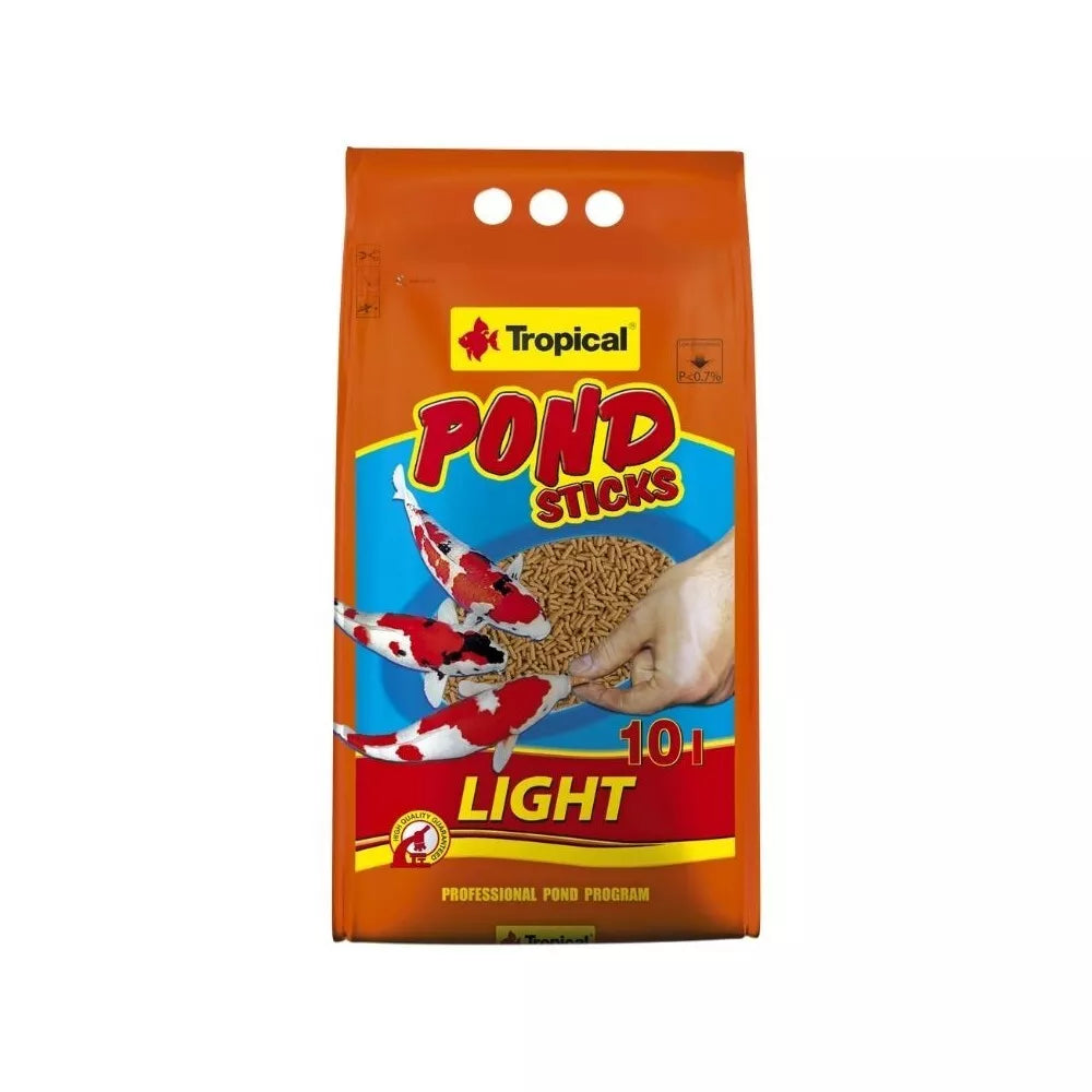 Tropical Pond Sticks Light maistas Koi karpiams lazdelėmis 10 l