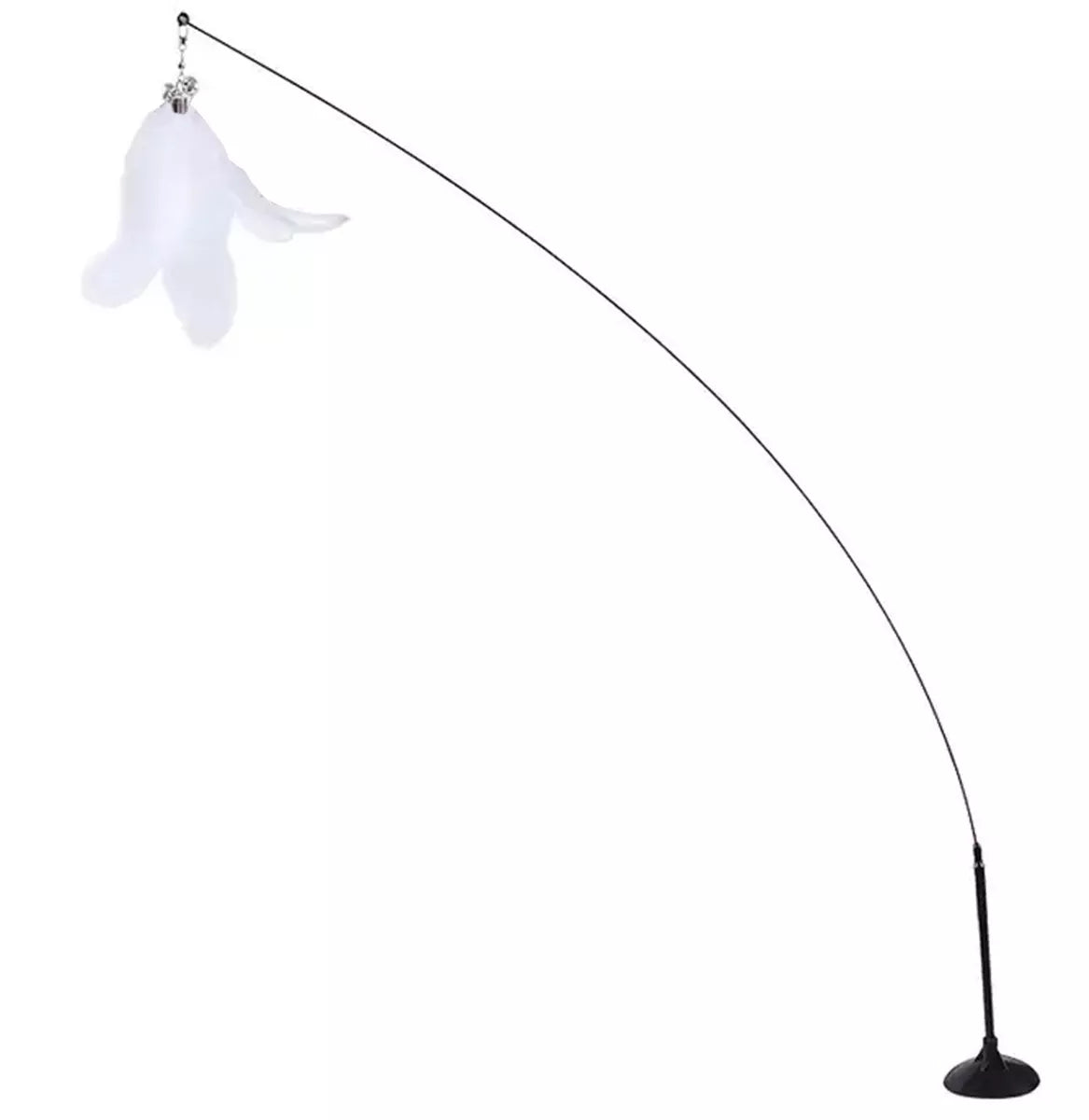 Puikus žaislas katei - meškerė