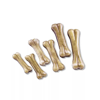 Rudi kaulai šunims iš jaučio odos 26,5 cm (5 vnt.)