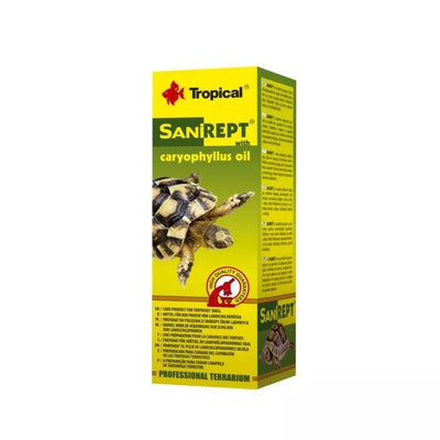 Vitaminai sausumos vėžlių kiautui Tropical Sanirept, 15ml