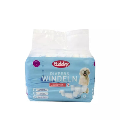 Sauskelnės šunims (kalytėms), 12 vnt., L, 38 - 56 cm