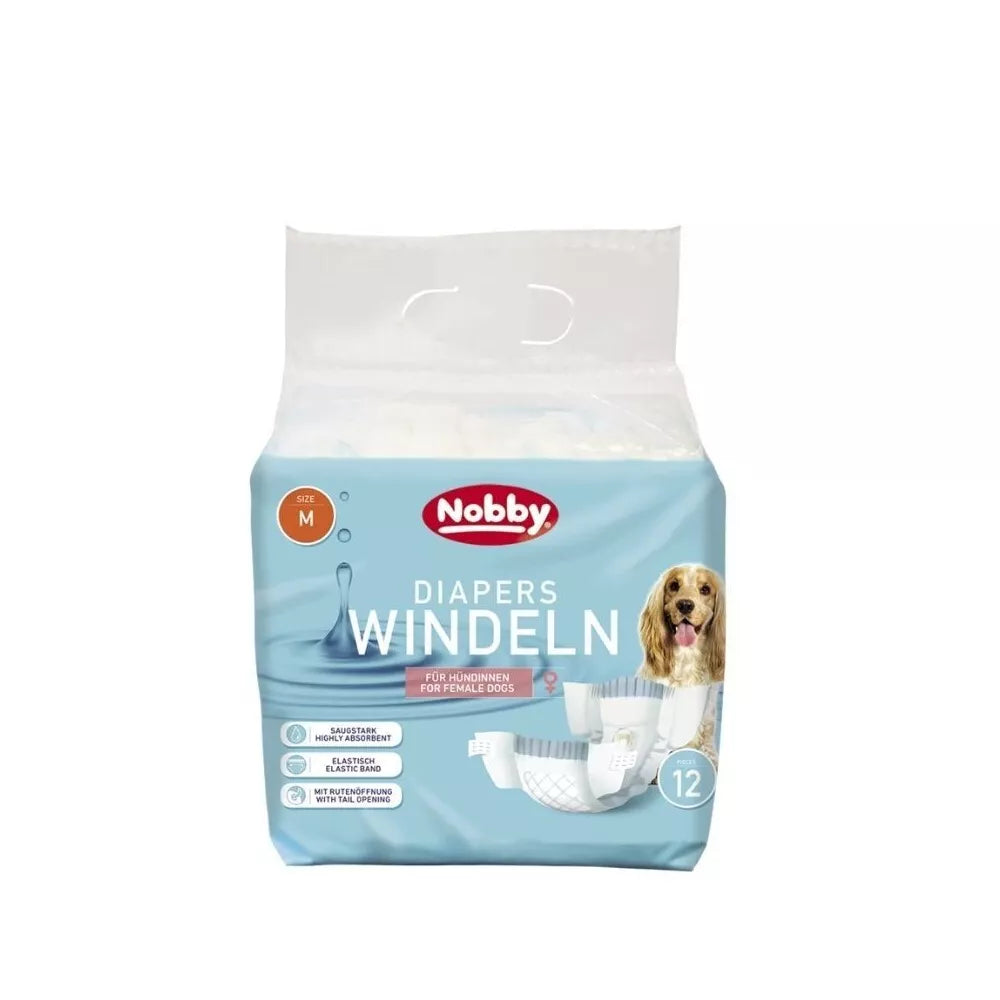 Sauskelnės šunims (kalytėms), 12 vnt., M, 32 - 48 cm