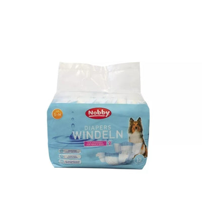 Sauskelnės šunims (kalytėms), 12 vnt., S - M, 28 - 40 cm