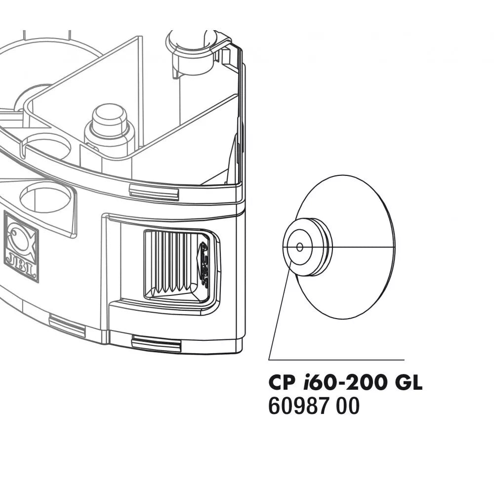 JBL siurbtukai vidiniams filtrams CristalProfi i60-i200, 2 vnt.