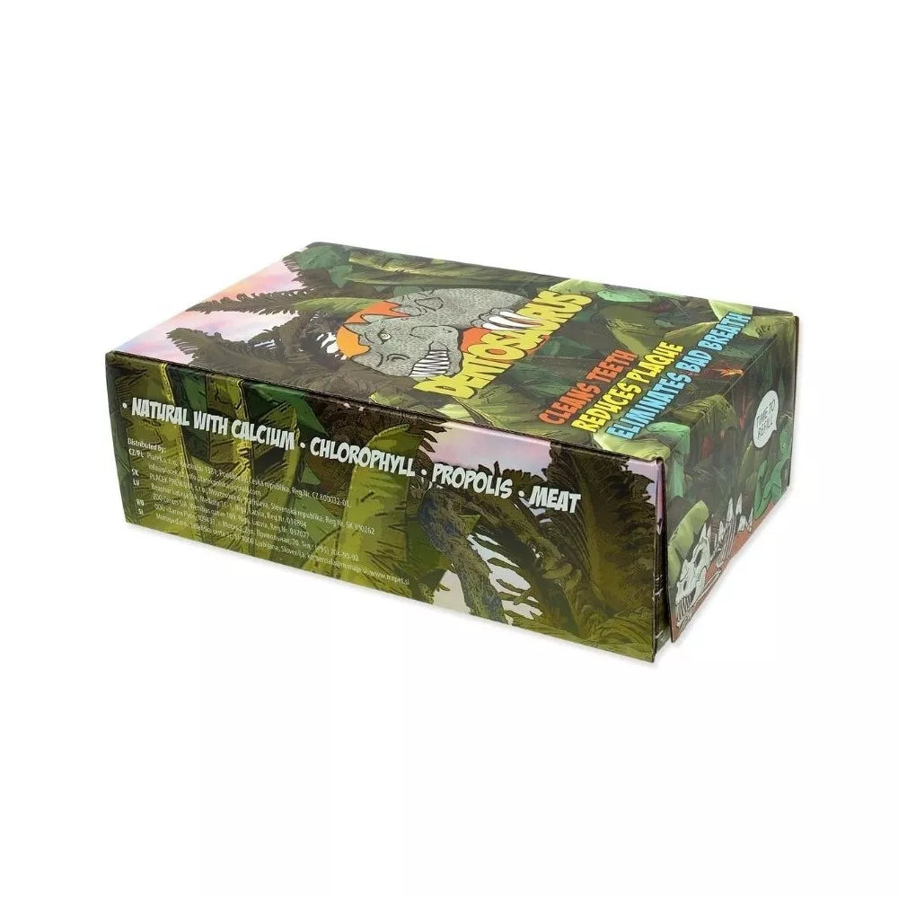 Skanėstas šunims dinozauras su chlorofilu Mr. Dental Dentosaurus, 10,5 cm (14 vnt.)