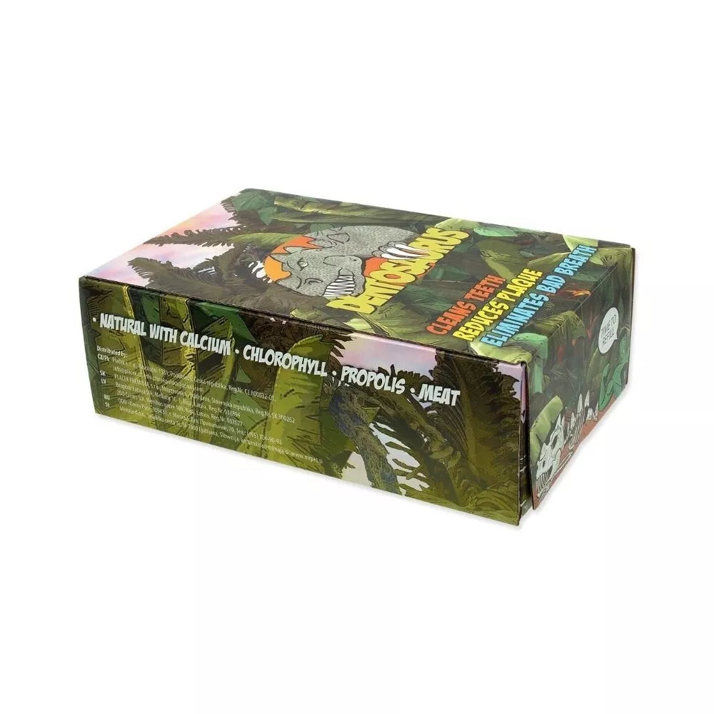 Skanėstas šunims dinozauras su chlorofilu Mr. Dental Dentosaurus, 6,5 cm (56 vnt.)