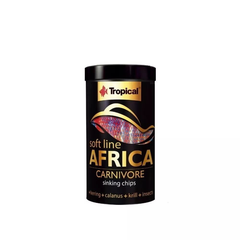 Tropical Soft Line Africa Carnivore minkštas maistas visaėdėms ir mėsėdėms Afrikos žuvims 100 ml