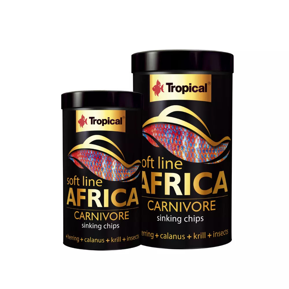Tropical Soft Line Africa Carnivore minkštas maistas visaėdėms ir mėsėdėms Afrikos žuvims 100 ml