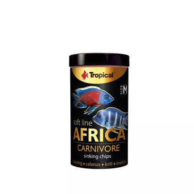 Tropical Soft Line Africa Carnivore minkštas maistas visaėdėms ir mėsėdėms Afrikos žuvims 100 ml