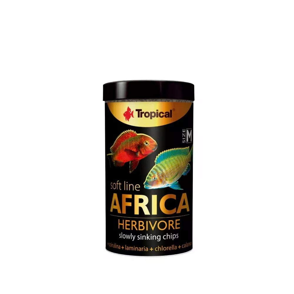 Tropical Soft Line Africa Herbivore minkštas maistas augalėdėms ir visaėdėms Afrikos žuvims 100 ml