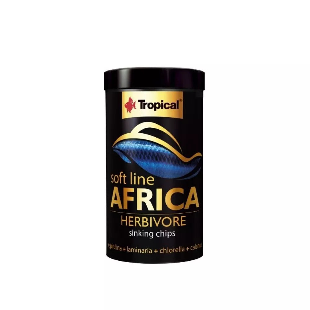 Tropical Soft Line Africa Herbivore minkštas maistas augalėdėms ir visaėdėms Afrikos žuvims 100 ml